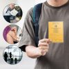 Θήκη για διεθνές πιστοποιητικό εμβολιασμού και διαβατήριο, Kwmobile, Blue, PVC, 55379.04