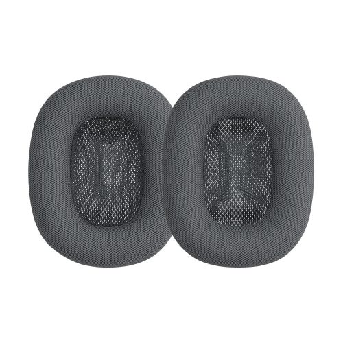 Σετ 2 μαξιλαριών αυτιών για ακουστικά Apple AirPods Max, Kwmobile, Γκρι, Οικολογικό δέρμα, 55895.19