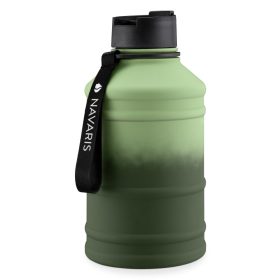   Navaris μονότοιχο μπουκάλι νερού από ανοξείδωτο χάλυβα, 2,2 λίτρα, Πράσινο, 53701,07