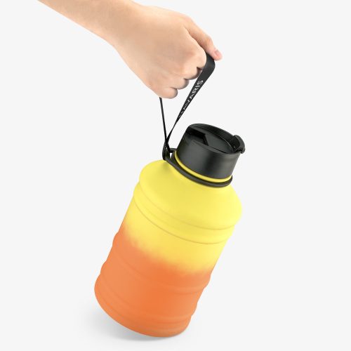Navaris μπουκάλι νερού μονότοιχο από ανοξείδωτο χάλυβα, 2,2 λίτρα, Πορτοκαλί, 53701,29