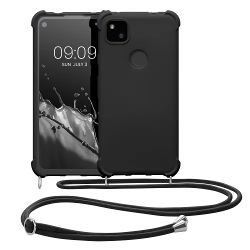 Θήκη για Google Pixel 4a, Silicone, Black, 53842.01
