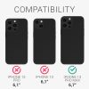 Θήκη για iPhone 13 Pro Max, Silicone, Black, 55977.01