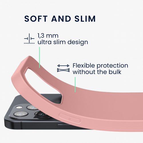 Θήκη για iPhone 13 Pro, Silicone, Pink, 55958.193