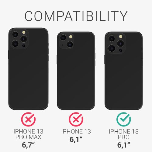 Θήκη για iPhone 13 Pro, Ξύλινη, Καφέ, 55967.02