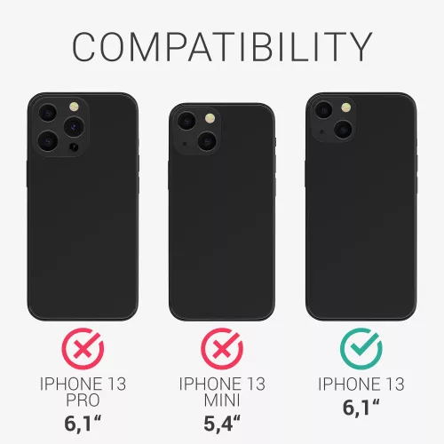 Κάλυμμα για iPhone 13, Σιλικόνη, Διαφανές, 55949.01