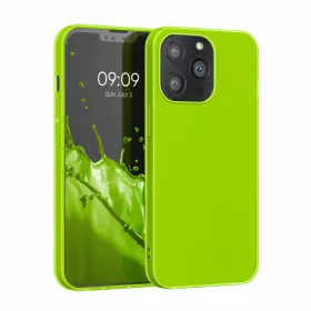   Θήκη για Apple iPhone 13 Pro, Silicone, Green, 55957.75, kwmobile
