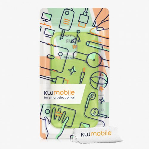 Θήκη για Apple iPhone 13 Pro, Silicone, Green, 55957.75, kwmobile