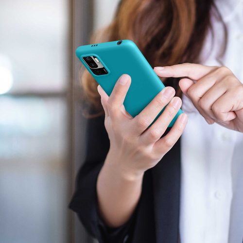 Θήκη για Xiaomi Redmi Note 10 5G, Silicone, Blue, 54947.223, kwmobile