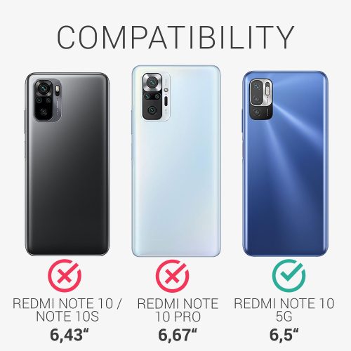 Θήκη για Xiaomi Redmi Note 10 5G, Silicone, Blue, 54947.223, kwmobile