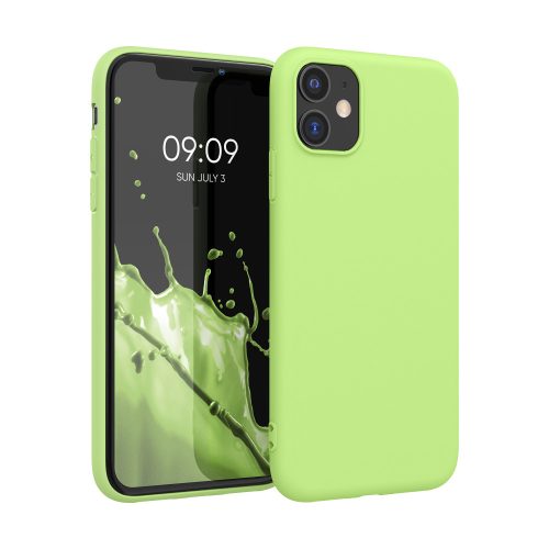 Θήκη για Apple iPhone 11, Silicone, Green, 49787.214, kwmobile