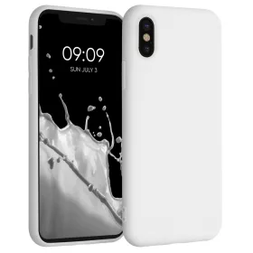   Θήκη για Apple iPhone X / iPhone XS, Silicone, White, 42492.02, kwmobile