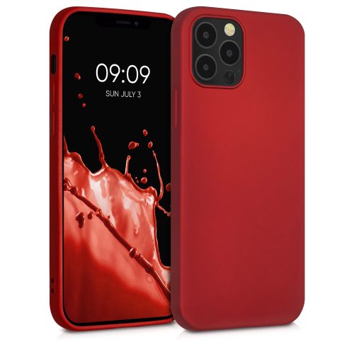 Θήκη για iPhone 12 / iPhone 12 Pro, σιλικόνη, κόκκινο, 56114.36