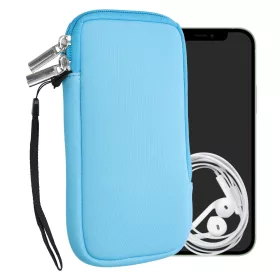   Θήκη τηλεφώνου γενικής χρήσης XL - 6,8 ιντσών, Neoprene, Blue, 46188.4.23, kwmobile