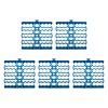 Σετ 5 καλωδίων, Kwmobile, Blue, ABS, 56124.04.05