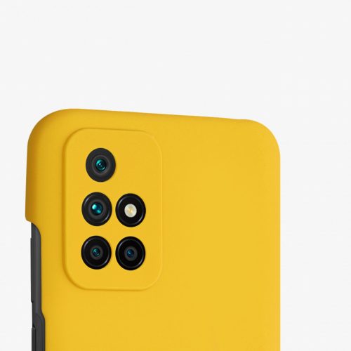 Θήκη για Xiaomi Redmi 10, Silicone, Yellow, 56153.143, kwmobile
