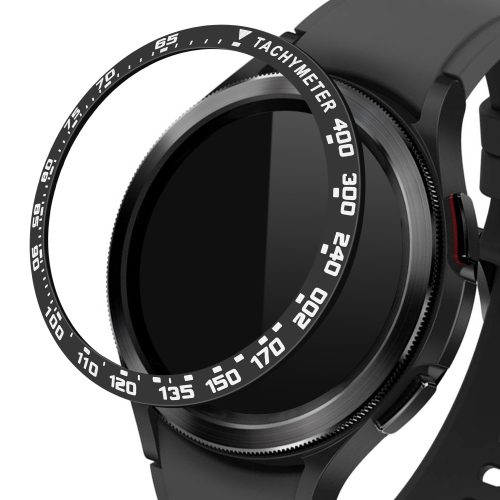 Πλαίσιο καντράν για Samsung Galaxy Watch 4 Classic (46mm), kwmobile, Steel, Black, 56179.01