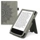 Κάλυμμα για PocketBook Touch Lux 5 / Touch Lux 4 / Touch HD 3, Οικολογικό δέρμα, Γκρι, kwmobile, 54817.06