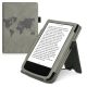 Κάλυμμα για PocketBook Touch Lux 5 / Touch Lux 4 / Touch HD 3, Οικολογικό δέρμα, Γκρι, kwmobile, 54817.05