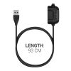 Καλώδιο φόρτισης USB για Willful ID205, Kwmobile, Μαύρο, Πλαστικό, 56229.01