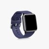 Σετ 2 ιμάντων για Willful Smartwatch/Fitnesstracker, Kwmobile, Μαύρο/Μπλε, Σιλικόνη, 56230.01