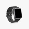 Σετ 2 ιμάντων για Willful Smartwatch/Fitnesstracker, Kwmobile, Μαύρο/Μπλε, Σιλικόνη, 56230.01