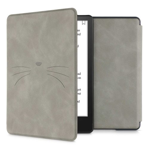 Θήκη για Kindle Paperwhite 11, Eco leather, Grey, kwmobile, 56257.05