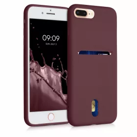   Θήκη για Apple iPhone 8 Plus / iPhone 7 Plus, Silicone, Purple, 49102.190, kwmobile