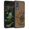 Θήκη για OnePlus Nord 2 5G, Wood, Brown, 56448.01, kwmobile