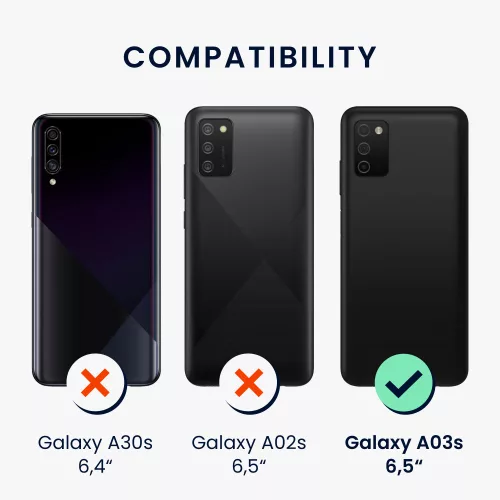 Θήκη για Samsung Galaxy A03s, Silicone, Blue, 56517.58, kwmobile