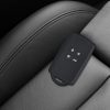 Θήκη κλειδιού αυτοκινήτου για Renault / Dacia - 4 κουμπιά - Keyless Go, kwmobile, Silicone, Black / White, 49769.25