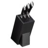 Suport cutite Navaris din lemn de cauciuc, cu peri de protectie, 25x15x10,5 cm, 48460.02.2