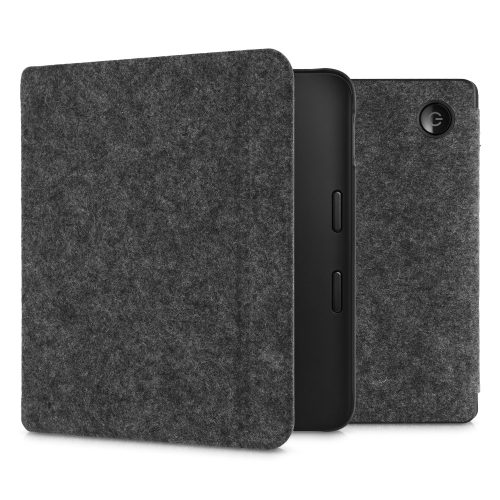 Κάλυμμα για Tolino Vision 6, Textile, Grey, kwmobile, 56602.19