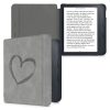 Κάλυμμα για Kobo Libra 2, Οικολογικό δέρμα, Γκρι, kwmobile, 56579.02