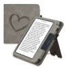 Θήκη για Kobo Libra 2, Οικολογικό δέρμα, Γκρι, kwmobile, 56581.02