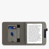 Θήκη για Kobo Libra 2, Οικολογικό δέρμα, Γκρι, kwmobile, 56581.02