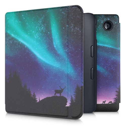 Θήκη για Kobo Libra 2, Οικολογικό δέρμα, Πολύχρωμο, Kwmobile, 56575.07