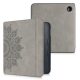 Θήκη για Kobo Libra 2, Οικολογικό δέρμα, Γκρι, kwmobile, 56579.04