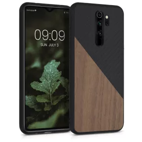   Θήκη για Xiaomi Redmi Note 8 Pro, Ξύλο, Καφέ, 56622.01, kwmobile