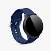 Σετ 2 ιμάντες για Samsung Galaxy Active 2 40mm / 44mm, kwmobile, Silicone, Blue / Black, 56652.01