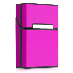   Κάλυμμα για πακέτο τσιγάρων 9 x 5,9 x 2,6 cm Πακέτο τσιγάρων, Kwmobile, Ροζ, Αλουμίνιο, 44702,08