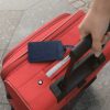 Σετ 2 ετικέτες αποσκευών, Kwmobile, Μπλε, Οικολογικό δέρμα, 53126.04