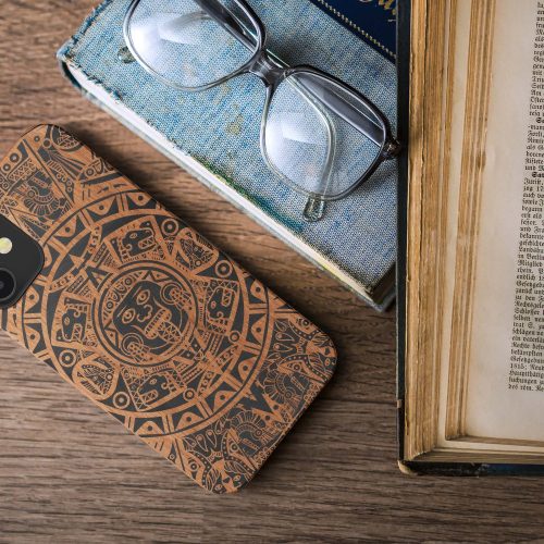 Θήκη για Apple iPhone 12 Mini, Ξύλο, Καφέ, 52733.07, kwmobile