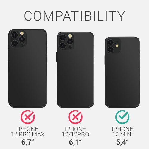 Θήκη για Apple iPhone 12 Mini, Ξύλο, Καφέ, 52733.07, kwmobile