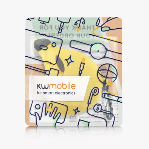 Θήκη για ακουστικά Apple AirPods 3, Kwmobile, Yellow, Silicon, 56695.02