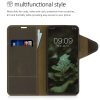 Θήκη για Xiaomi 11T / 11T Pro, Φυσικό δέρμα, Καφέ, 56687.05, kalibri