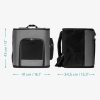 Rucsac transport animale Navaris, 41x34.5x43 cm, 2 in 1, cu buzunare si suport lombar, 47550.19