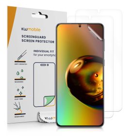   Σετ 3 προστατευτικών μεμβρανών για Samsung Galaxy S22 Plus, kwmobile, εμπρός, διαφανές, 56760.1