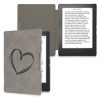 Κάλυμμα για Kobo Aura H2O Edition 1, Οικολογικό δέρμα, Γκρι, kwmobile, 56872.01