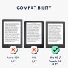 Θήκη για Kobo Glo HD / Touch 2.0, Οικολογικό δέρμα, Γκρι, kwmobile, 56870.02