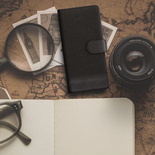 Κάλυμμα για Xiaomi Redmi Note 10 / Redmi Note 10S, Textile, Μαύρο, 56898.73, kwmobile